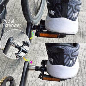 9/16 to 9/16  Pedal Adapter Extender - Live 4 Bikes