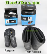 Load image into Gallery viewer, 2 In Thorn Resistant Bicycle Tubes Heavy Duty Inner Tube Ebike 20x4.00 -Live 4 Bikes