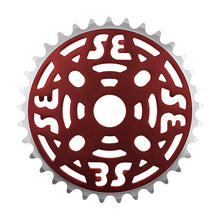 Load image into Gallery viewer, Se Racing Alloy One Piece Chainring Red 33T 1/8 - Live4Bikes