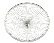Load image into Gallery viewer, 26 STEEL COASTER WHEEL 144 SPOKE 14G UCP 3/8 AXLE SINGLE WALL CHROME Live4Bikes