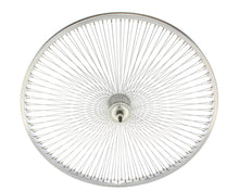 Load image into Gallery viewer, 26 STEEL FRONT WHEEL 144 SPOKE 14G UCP 3/8 AXLE SINGLE WALL CHROME