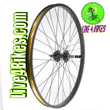 Load image into Gallery viewer, 26 in Rear Wheel Rim Disc brakes QR Freewheel 7 speed  - Live 4 Bikes