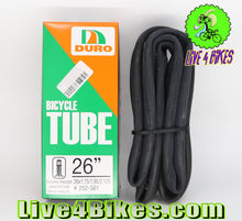 Load image into Gallery viewer, 26in 26x1.75-1.95-2.125 Thorn Resistant Heavy Duty Inner Tube Schrader Valve AV 33mm Live4Bikes