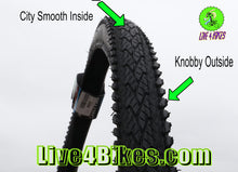 Load image into Gallery viewer, 26 In Heavy Duty Tire Deli 26x1.95 Anti Puncture - Thorn Proof City Tire - Live 4 Bikes