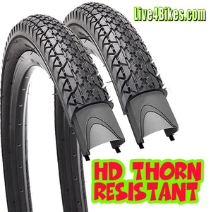 Thorn Proof Anti Puncture Diamond 26in Black Beach Cruiser Tire 26x2.125 - Live 4 Bikes
