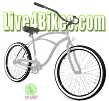 Load image into Gallery viewer, Beach Cruiser  Knobby 26in White Wall Tire 26x2.125 Bicycle Tire - Live 4 Bikes