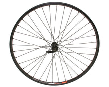 Load image into Gallery viewer, 27.5 ALLOY FRONT WHEEL 36 SPOKE 14GBLACK 3/8 Q.R/AXLE DOUBLE WALL BLACK Live4Bikes