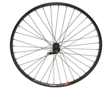 Load image into Gallery viewer, 27.5 ALLOY FRONT WHEEL 36 SPOKE 14GBLACK 3/8 Q.R/AXLE DOUBLE WALL BLACK Live4Bikes