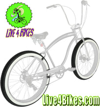 Load image into Gallery viewer, 29" White Wall Tires 29x2.125 BMX Cruiser WW Tire Diamond 29in
