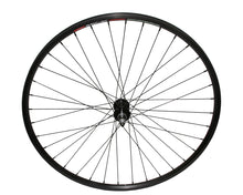 Load image into Gallery viewer, 700C ALLOY FREEWHEEL 36 SPOKE 14GBLACK 3/8 AXLE DOUBLE WALL BLACK Live4Bikes