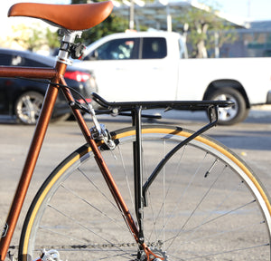 Black Alloy Single Clip  Bicycle Rack Adjustable 26in-700c - Live 4 Bikes