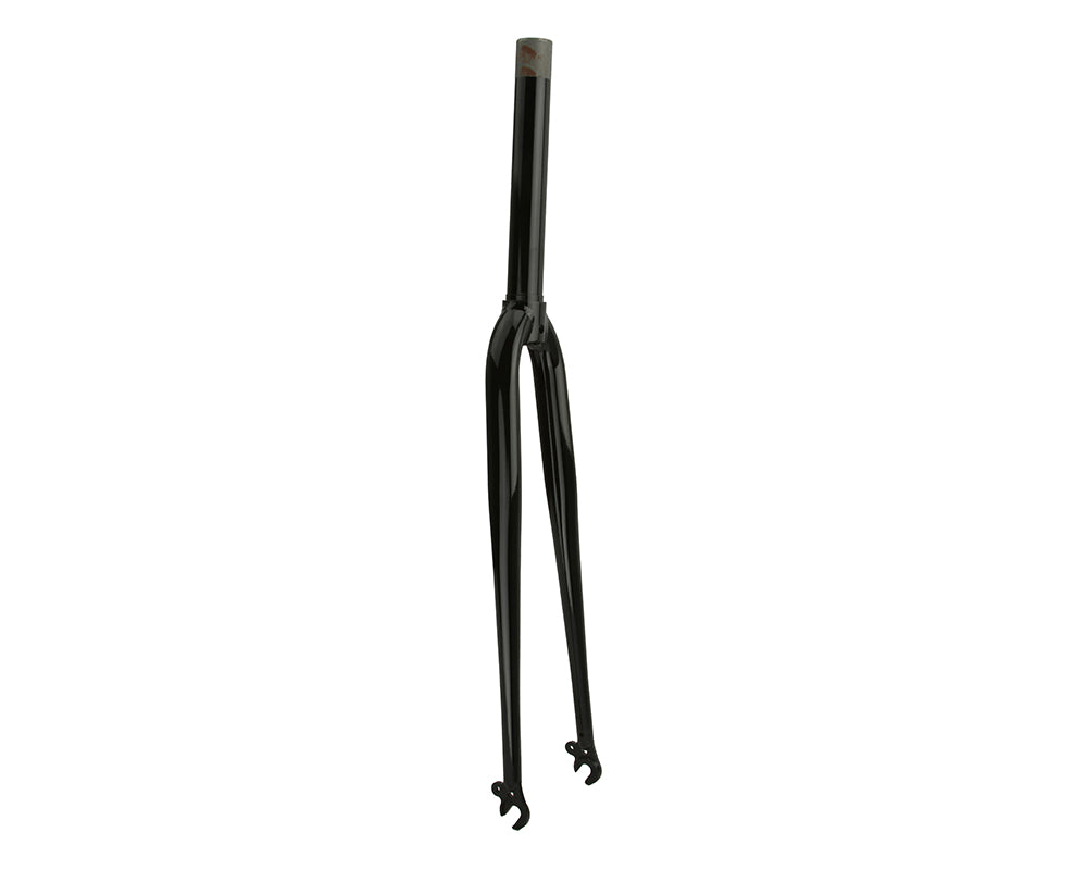 700c 1 1/8inch Black Steel Threadless Fork - Live4Bikes