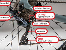 Load image into Gallery viewer, Shimano ALTUS RD-M370-SGS Derailleur Rear 9 spd Silver - Live 4 Bikes