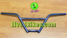 Load image into Gallery viewer, 4 Piece 8.75 &quot; Chromoly BMX handlebar Blue  2 Wheel Gang - Live 4 Bikes