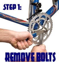 Load image into Gallery viewer, SR Suntour XCC Crankset, 170 x 48/38/28 Silver -Live4Bikes