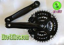 Load image into Gallery viewer, 3x Speed Crankset 24/34/42t Alloy Squared Tapered 170mm  - Live 4 bikes