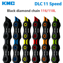 Load image into Gallery viewer, KMC DLC 11 Speed 1/2&quot;x11/128 Bicycle Chain Red Road - Mountain - Live 4 Bikes