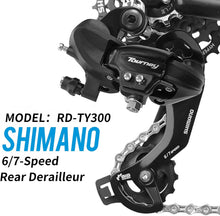 Load image into Gallery viewer, Shimano Tourney TX 7 speed  Rear Derailleur RD-TY300 - Live 4 Bikes
