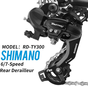 Shimano Tourney TX 7 speed  Rear Derailleur RD-TY300 - Live 4 Bikes