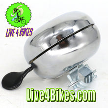 Load image into Gallery viewer, Chrome Large Bicycle Bell 80mm