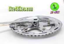 Load image into Gallery viewer, Steel 3-Piece Crankset Cotter Cranks ( for Vintage 10 speed Road bikes ) -Live4Bikes
