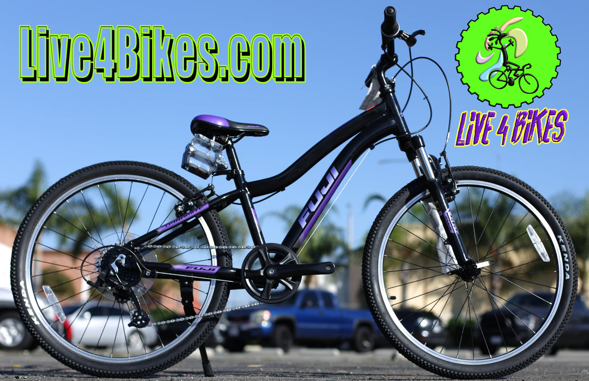 Fuji Dynamite 24 Comp Kids mountain bike 7 speed Live4Bikes LIVE 4 BIKES