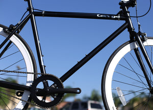 Black Fixie Single Speed City bike bicycle - Live 4 Bikes