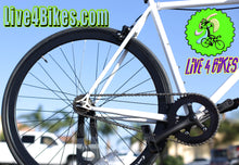 Load image into Gallery viewer, Fixie Single speed bicycle Bike White - Live4Bikes