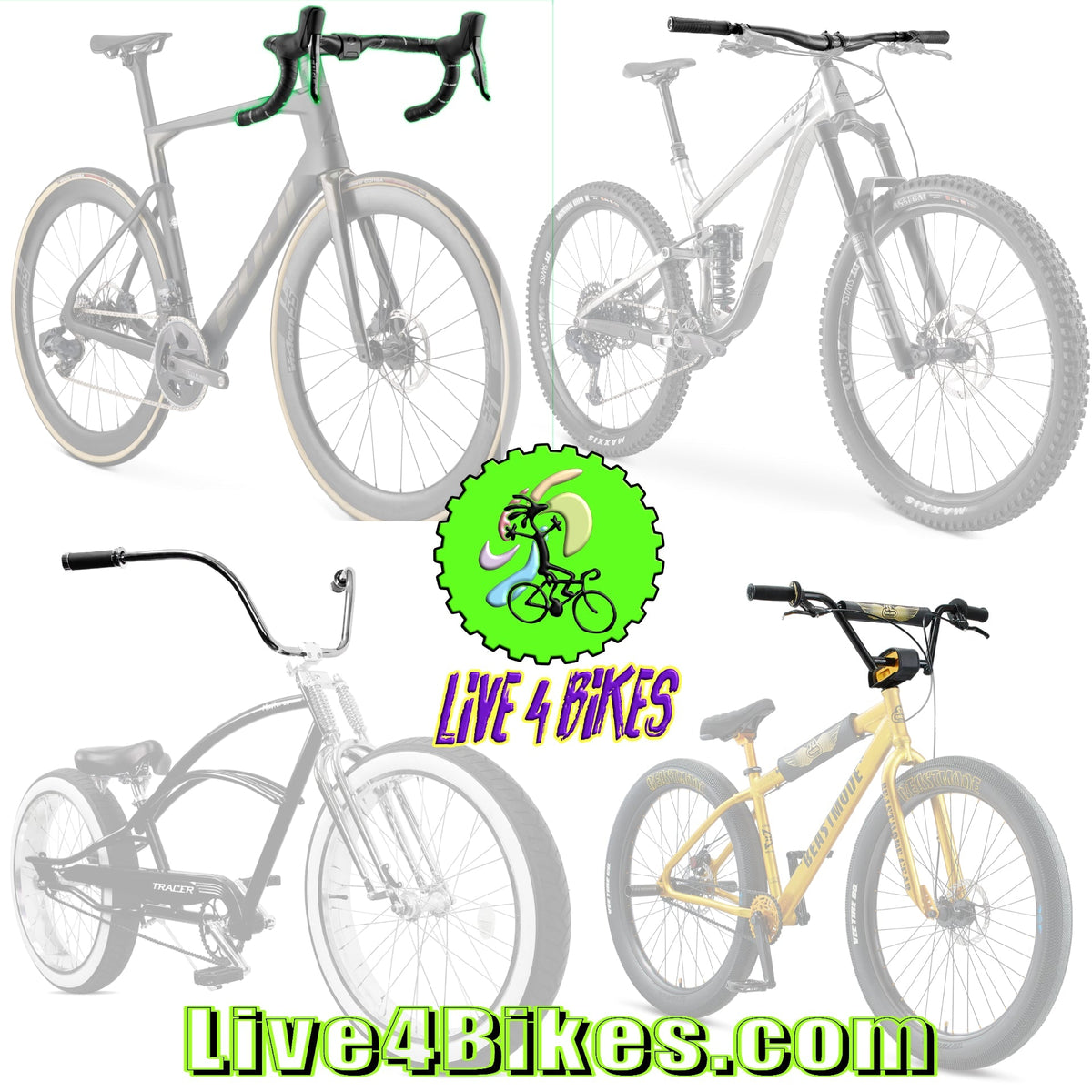 live mountainbike Hi-rise MTB Hybrid Handlebar 27.5 x 25.4mm Chrome