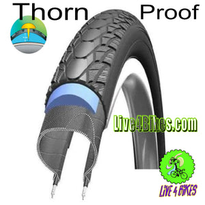 Deli City Bike Heavy Duty Thorn Proof 700x35 Tire anti-puncture - Live4Bikes