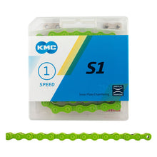 Load image into Gallery viewer, KMC S1 Single Speed 1/2 x 1/8 Multiple Colors Bicycle Chain - Live4Bikes