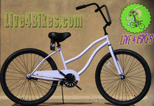 Load image into Gallery viewer, Malibu 26in Womens Beach Cruiser Bike Single Speed Cruiser Bicycles w/ Coaster Brake