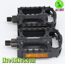 Load image into Gallery viewer, 1/2 in Pedals Plastic 1/2 for Kids , beach cruiser 1 piece crank Bikes - Live 4 Bikes
