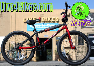 GT 24in Pro Performer Heritage BMX Bike RED -Live4Bikes