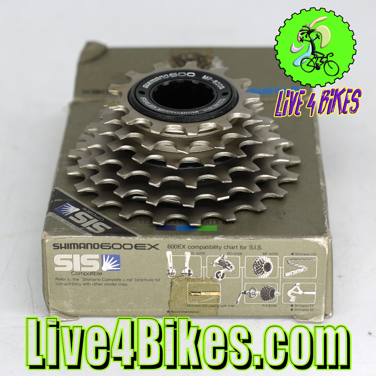Ranchan⁽⁽ଘ( ˊᵕˋ )ଓ⁾⁾)ヤマハPASKISS 20 Vintage NOS SHIMANO 600 MF-6208 6 Speed Freewheel NIB – LIVE