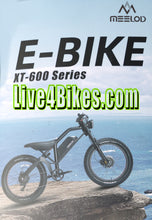 Load image into Gallery viewer, Taiqui XT-600 Fat Tire Electric Dirt Bike Mountain bicycle 750w 48v - Live4Bikes