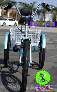 MoonCool Adult Trike Tricycle Three wheeler 3 wheeled bicycle 24 in - Live 4 Bikes