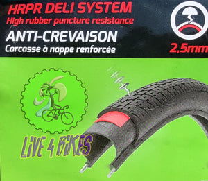 Deli Road Bike Tire 700c Heavy Duty Anti Puncture Thorn Proof - Live4Bikes