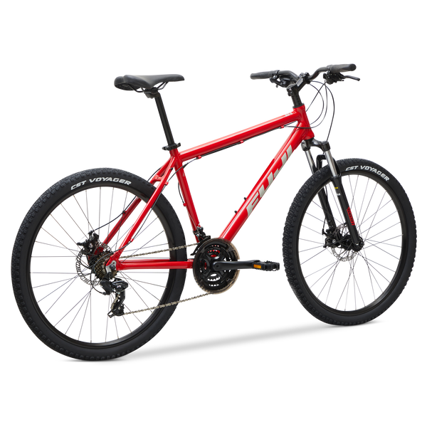 Red and best sale black mountain bike