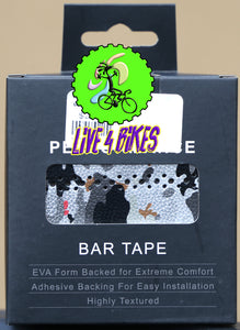 BTP Silver Camo Glossy Bar Tape  Road bike Handlebar Grip Tape -Live4Bikes