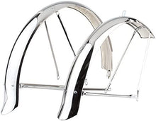 Load image into Gallery viewer, 20 " Chrome Beach Cruiser 20in  20x 2.125 Steel Bicycle Fenders Mudguard - Live 4 Bikes