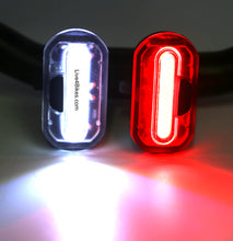 Load image into Gallery viewer, Bicycle Light Safety  Lights Handlebar Front + Rear - Live4bikes