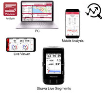 Load image into Gallery viewer, Pioneer Bicycle Computer Speedometer SGX-CA500 GPS wifi Ant+ - Live 4 Bikes
