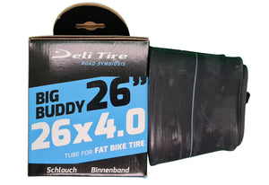 Deli Big Buddy 26"x4.0 Fat Bike Tire Inner Tubes American Valve - Live4Bikes