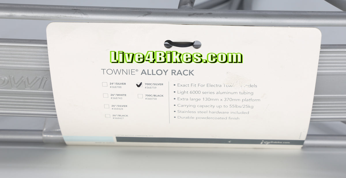 Electra townie rear rack deals