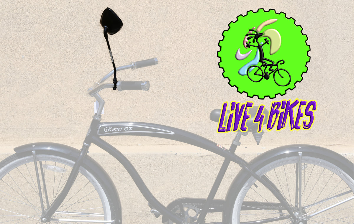 Long stem bicycle mirrors sales