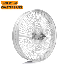 Load image into Gallery viewer, Micargi WH-TR7526140 26"X3"X13GX140H Aluminum Polish Fat Rims Wheel Set