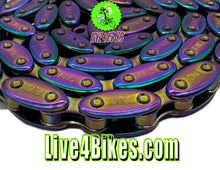 Load image into Gallery viewer, Oil Slick | Olive Single Speed Bike Chain 1/8"