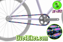 Load image into Gallery viewer, Oil Slick | Olive Single Speed Bike Chain 1/8"