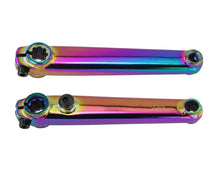 Load image into Gallery viewer, Cro-mo Crank Arm Set 170mm 19mm Spindle 8t spline Oil Slick.